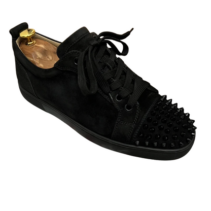Christian Louboutin Louis Junior Spike Sneakers (Black)