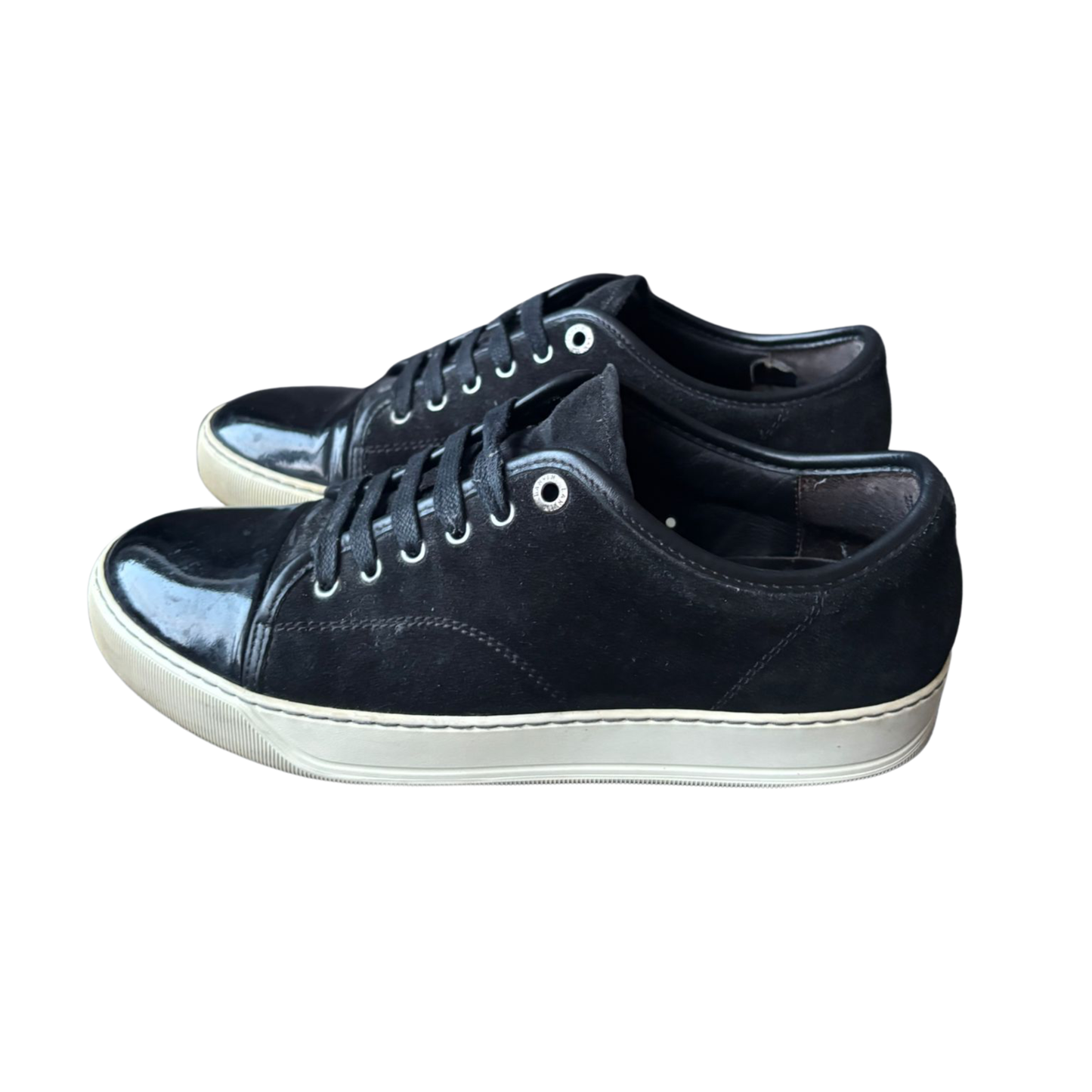 Lanvin Cap Toe Sneakers (Black)