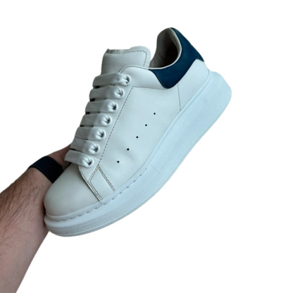 Alexander Mcqueen Sneakers (White Navy) (Womens)