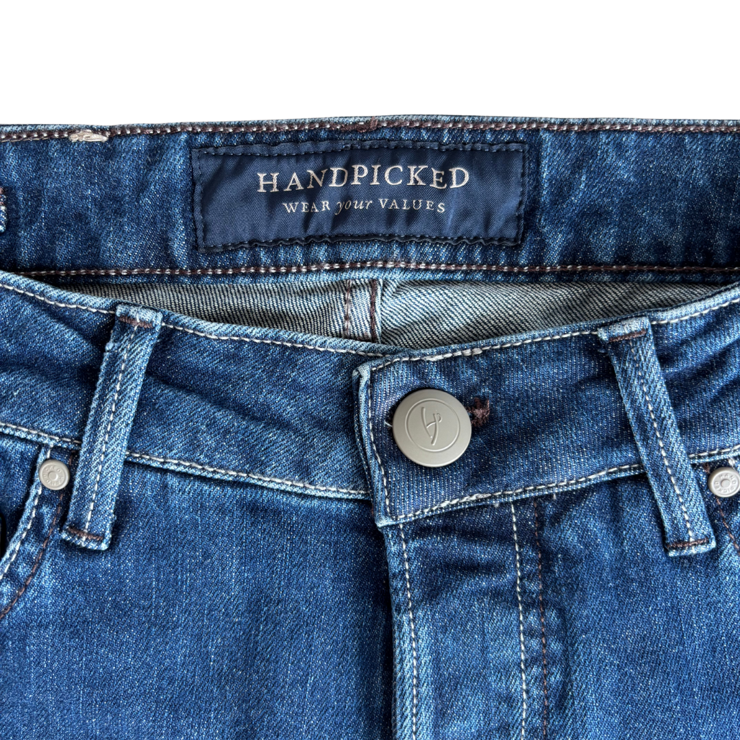Handpicked Orvieto Slim Fit Jeans (Navy) (New)