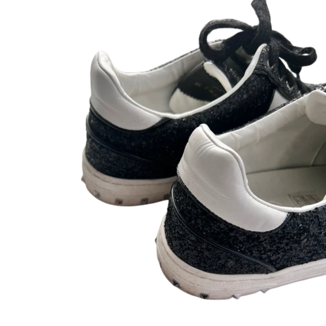 Valentino Garavani Open Sneakers (White Gold) (Women's)