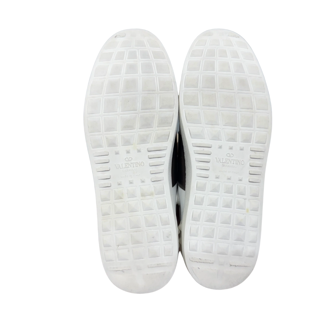 Valentino Garavani Open Sneakers (White Bronze) (Womens)