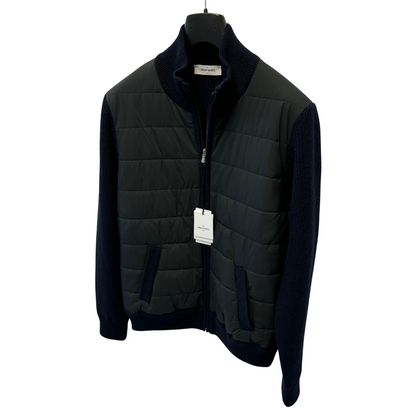 Gran Sasso Padded Cardigan (Navy) (New)