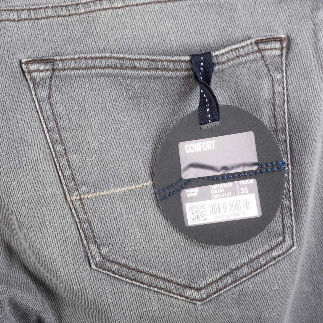 Jacob Cohën 625 Slim Fit Jeans (Grey) (New)