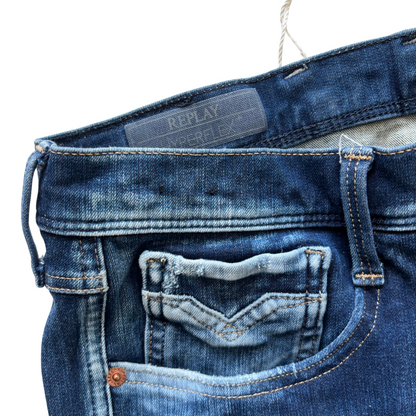 Replay Anbass Slim Fit Jeans (Navy)
