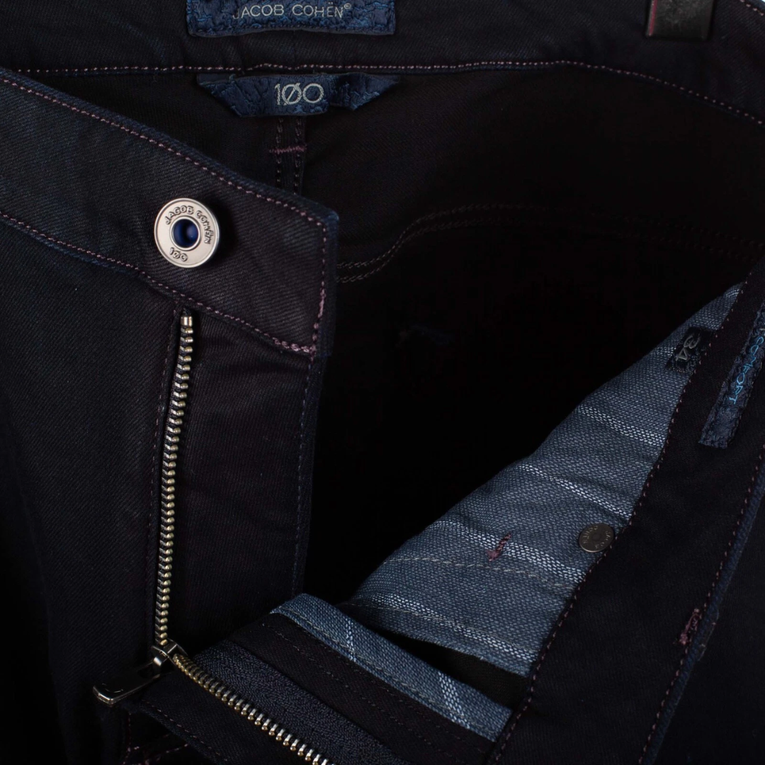 Jacob Cohën 696 Slim Fit Jeans (Dark Navy) (New)