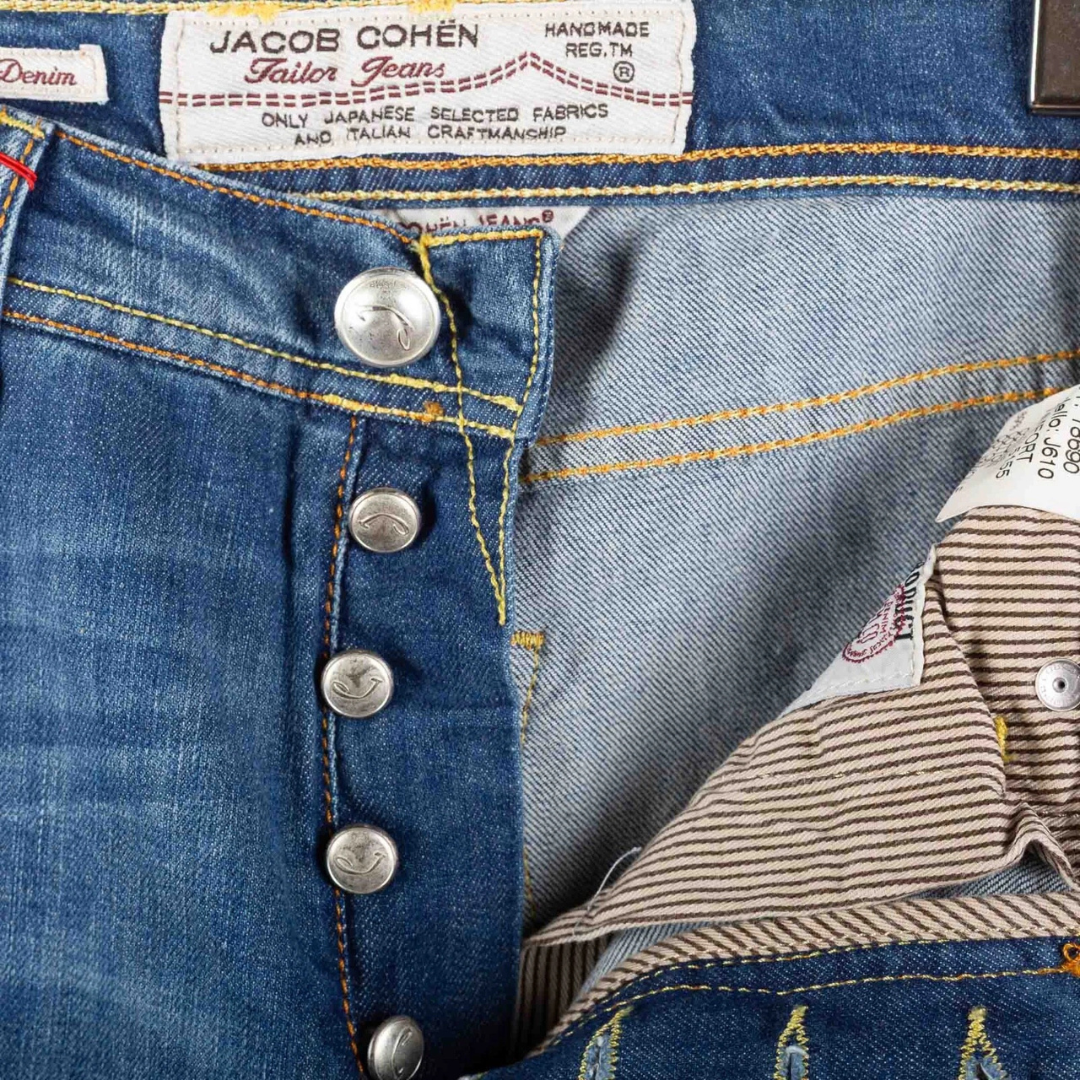 Jacob Cohën 610 Straight Fit Jeans (Blue) (New)
