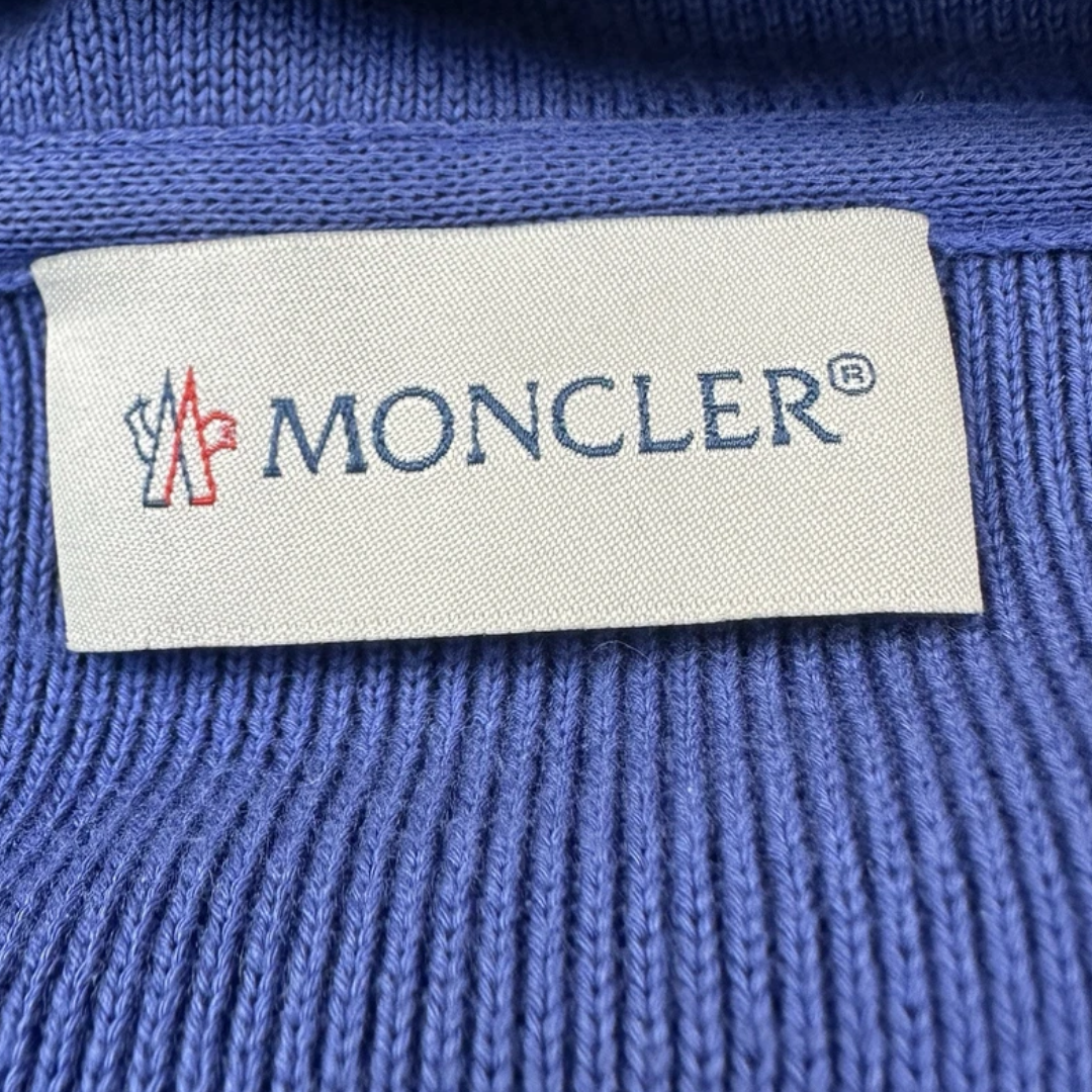 Moncler Maglia Tricot Cardigan Jacket (Royal Blue)