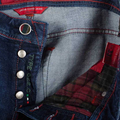 Jacob Cohën 622 Slim Fit Jeans (Navy) (New)