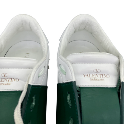 Valentino Garavani Open Sneakers (White Green)