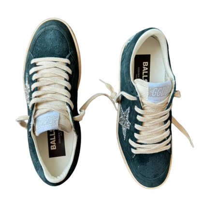 Golden Goose Ballstar Sneakers (Dark Green) (New) (Womens)