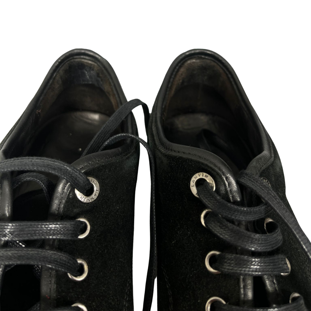 Lanvin Cap Toe Sneakers (Black)