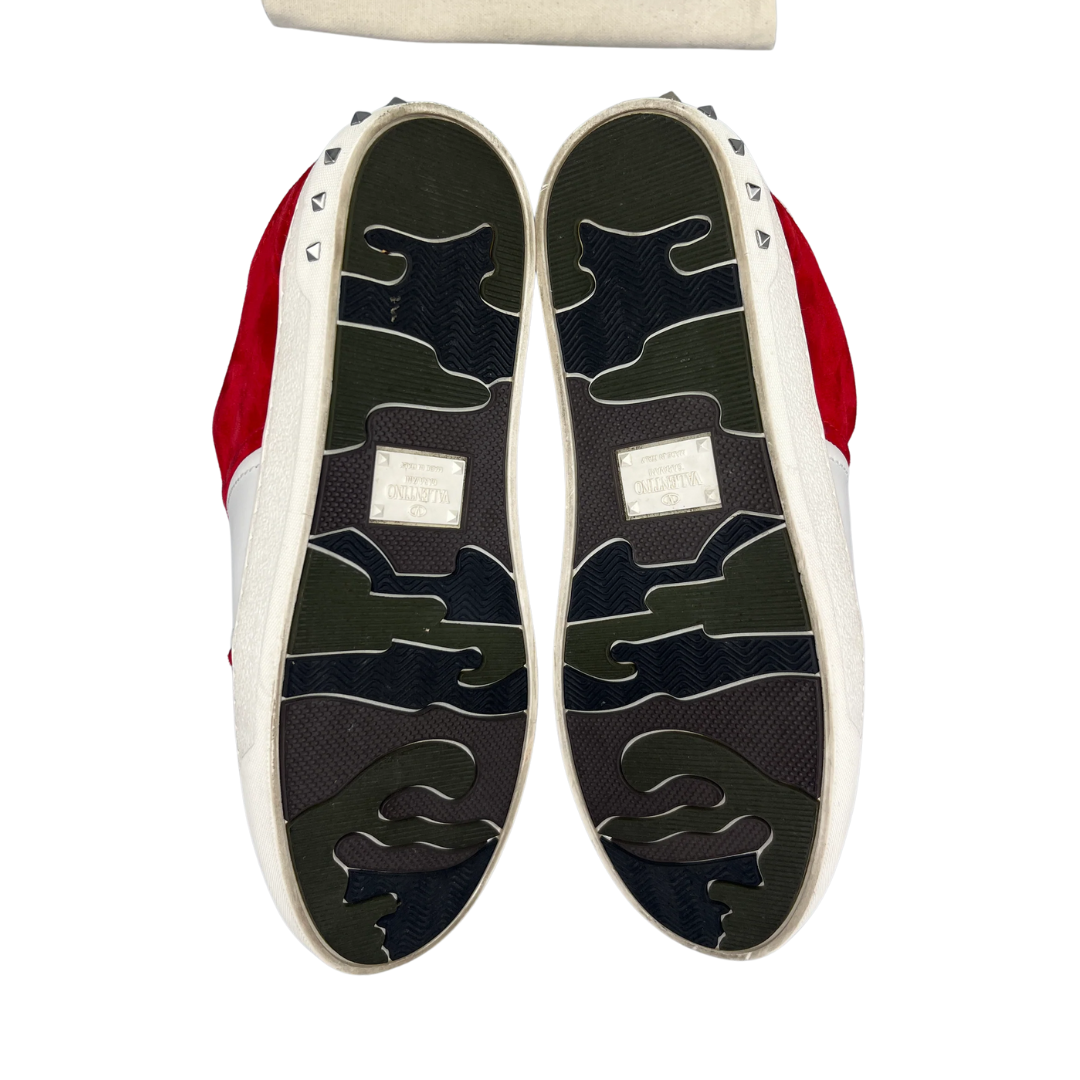 Valentino Garavani Flycrew Sneakers (Red)