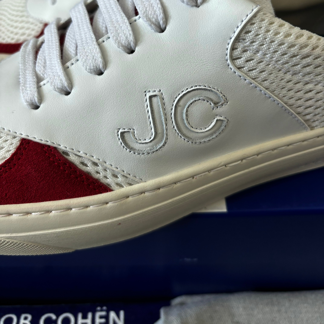 Jacob Cohën Dreamer Sneakers (White Red) (New)