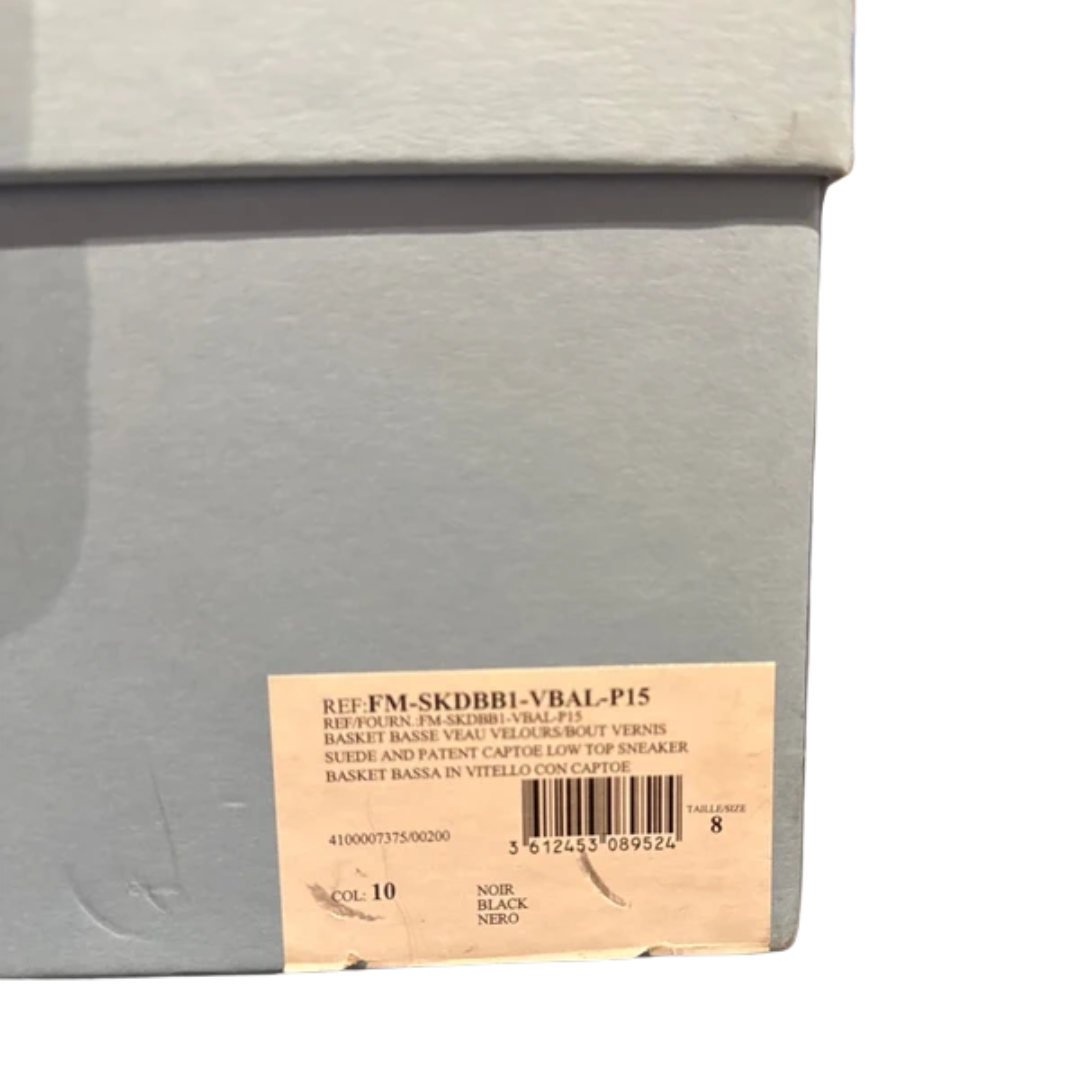 Lanvin Cap Toe Sneakers (Black) (New)