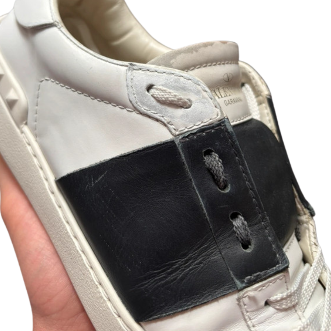 Valentino Garavani Open Sneakers (White Black)