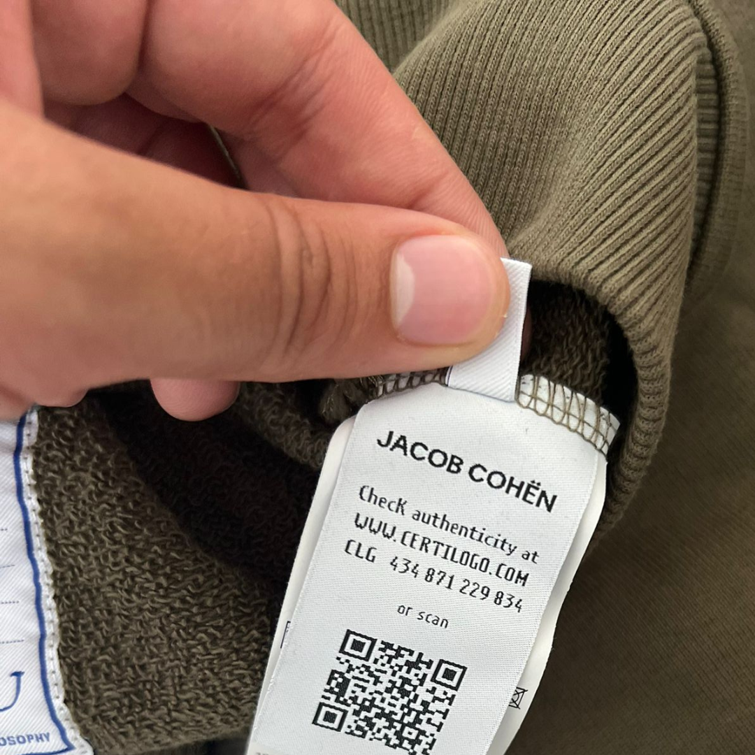 Jacob Cohën Hoodie Sweatshirt (Olive Green) (New)