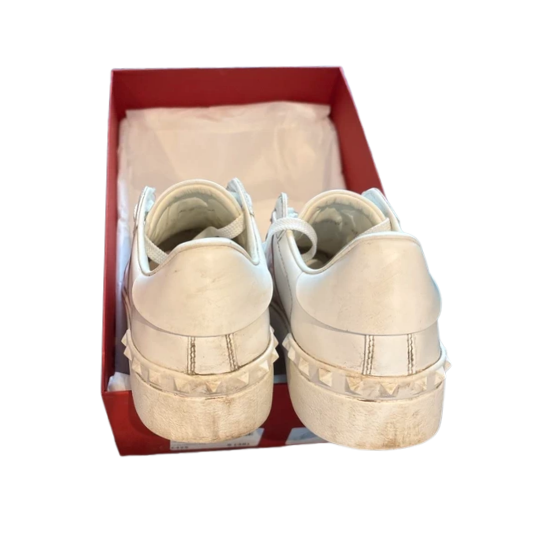 Valentino Garavani Open Sneakers (White Gold) (Women's)