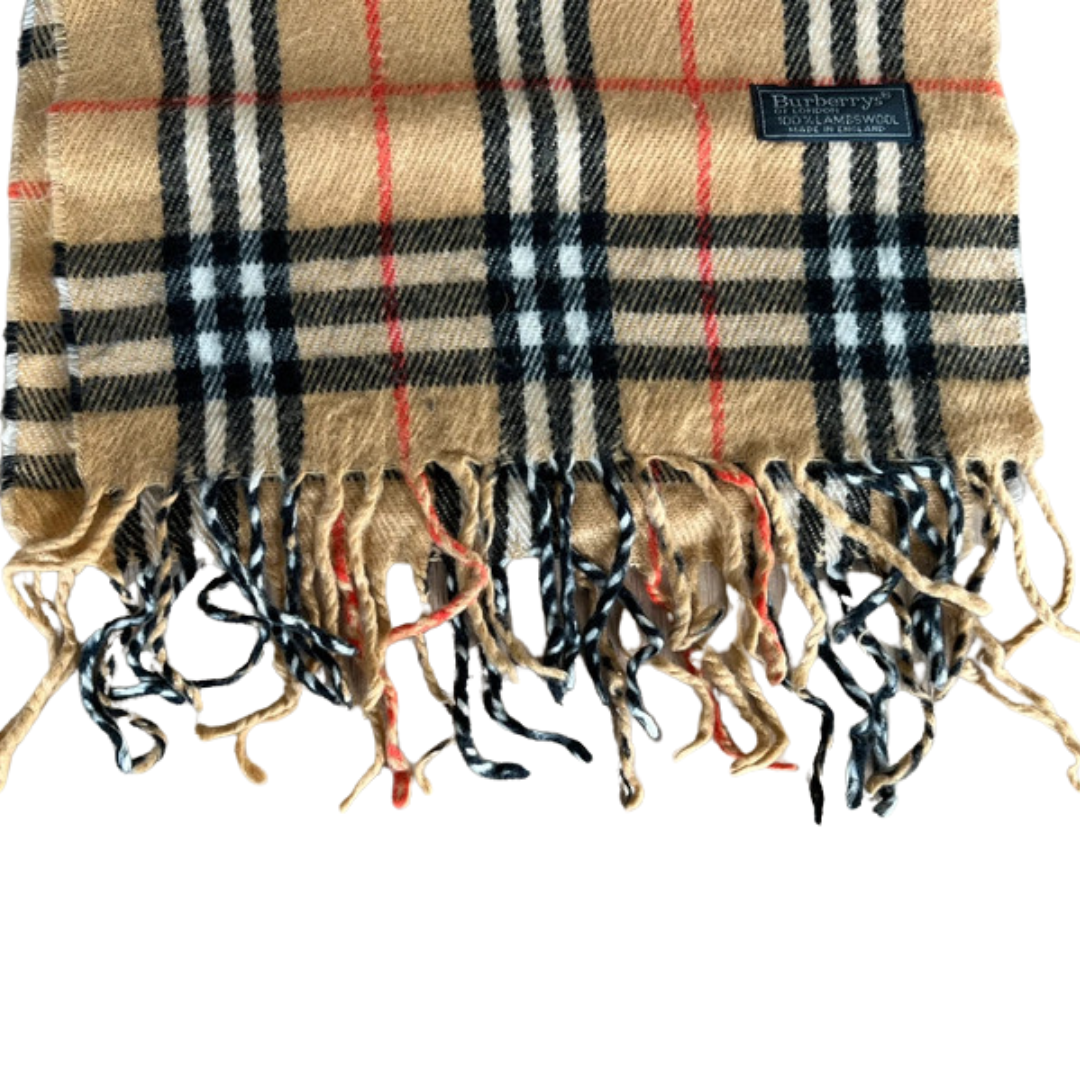 Burberry Scarf (Beige) (Vintage)