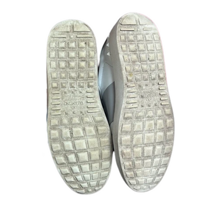 Valentino Garavani Open Sneakers (Patent Grey) (Womens)