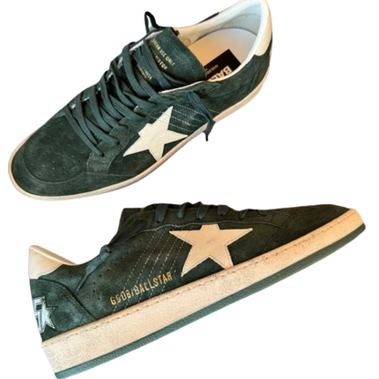 Golden Goose Ballstar Sneakers (Dark Green) (New)