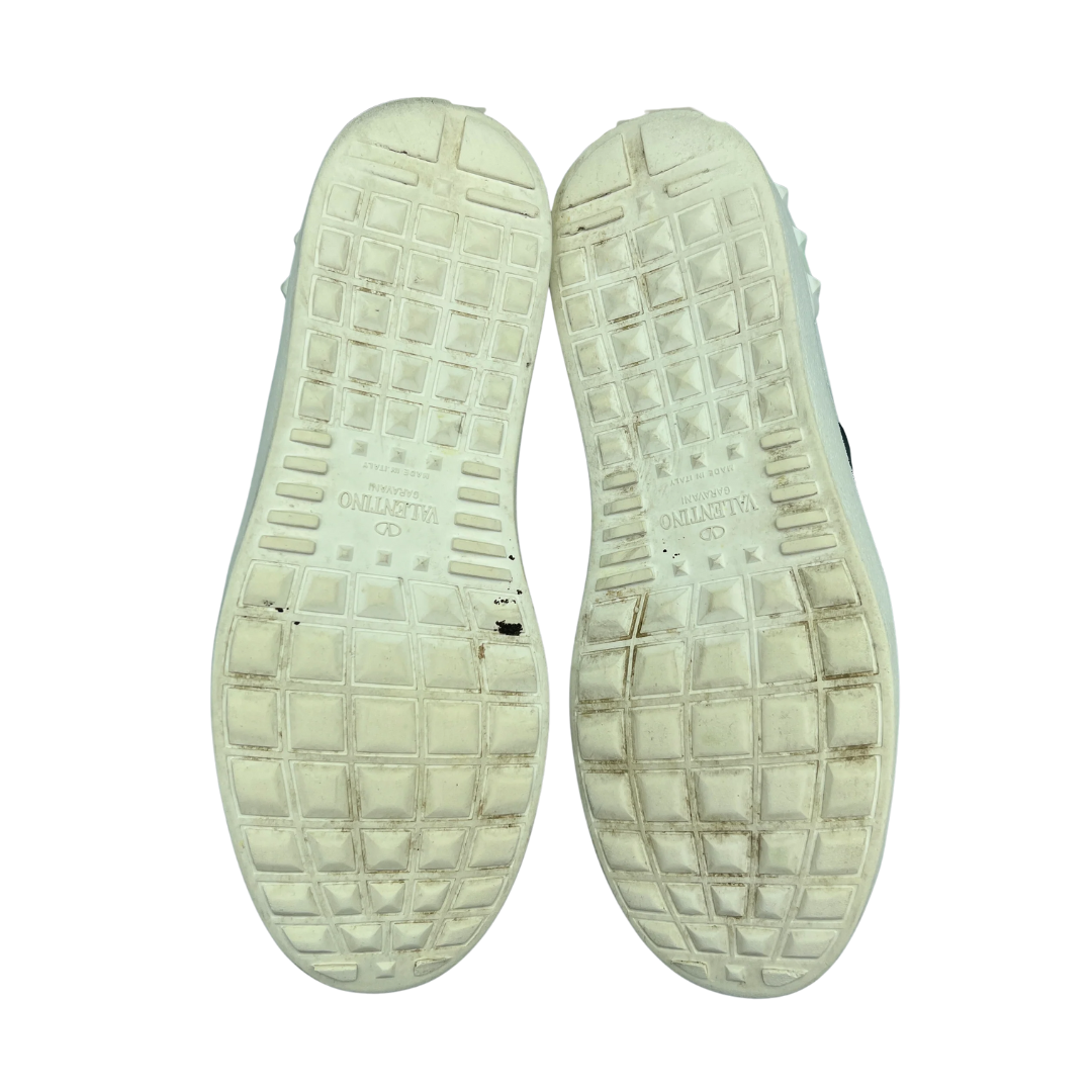Valentino Garavani Open Sneakers (White Navy)
