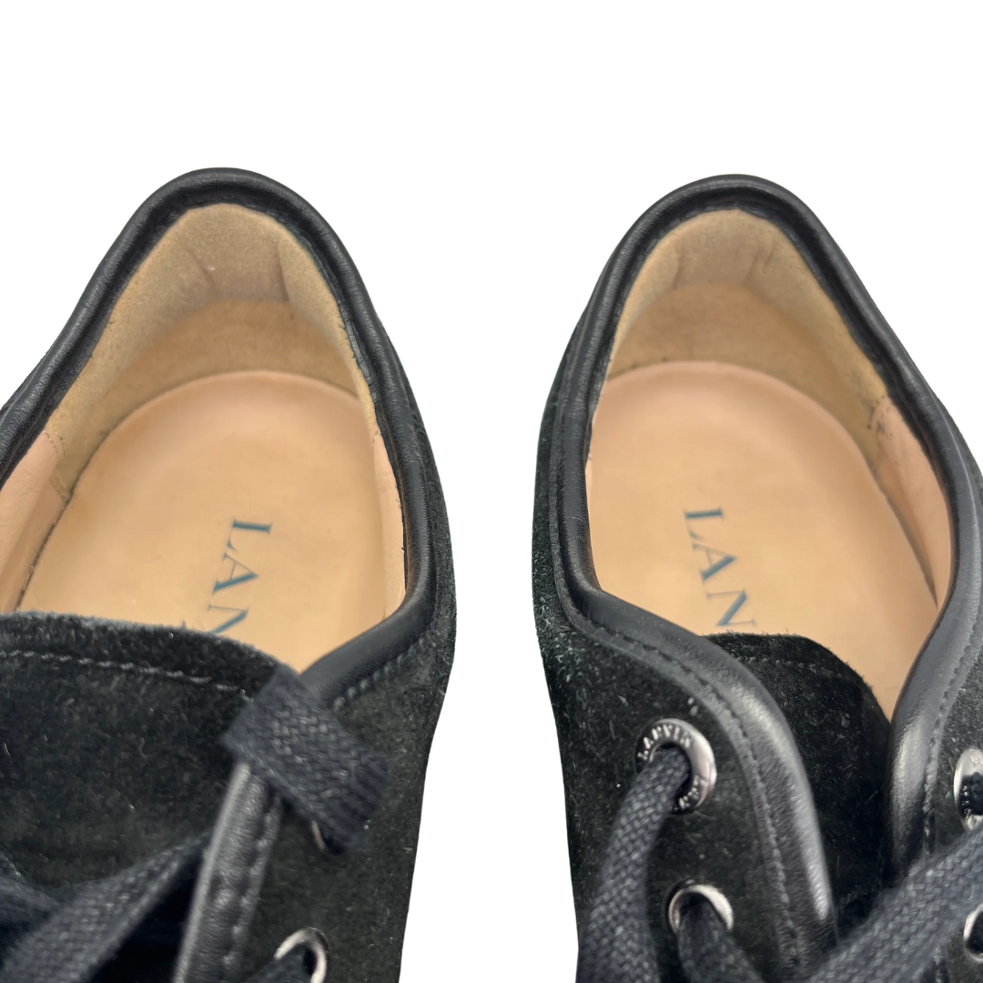 Lanvin Cap Toe Sneakers (Black)