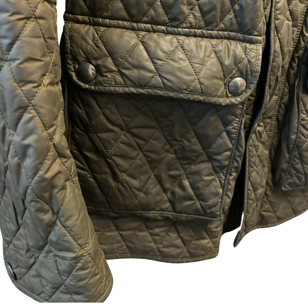 Belstaff Quilted Jacket (Olive Green)