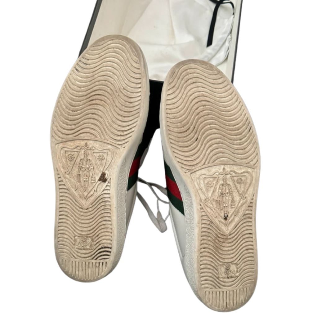 Gucci Ace Sneakers (White)
