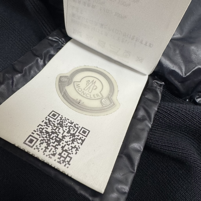 Moncler Maglia Down Cardigan Jacket (Navy)