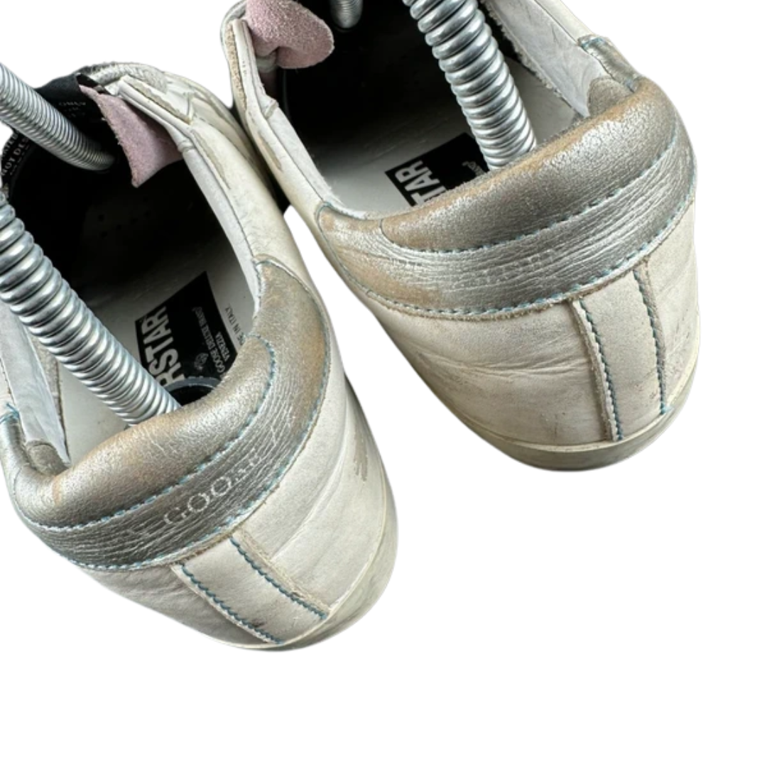 Golden Goose Superstar Sneakers (White Pink) (Women's)