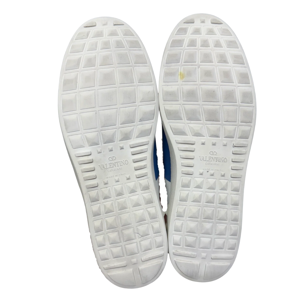 Valentino Garavani Open Sneakers (White Blue)