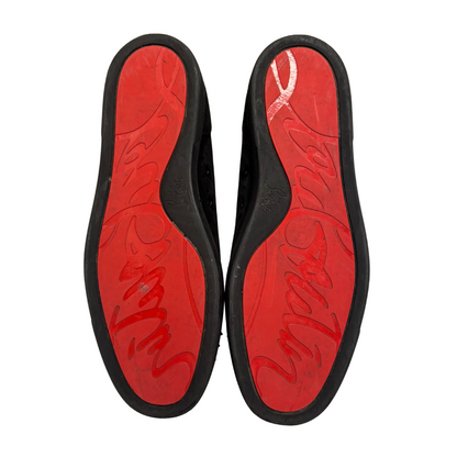 Christian Louboutin Louis Junior Spike Sneakers (Black)