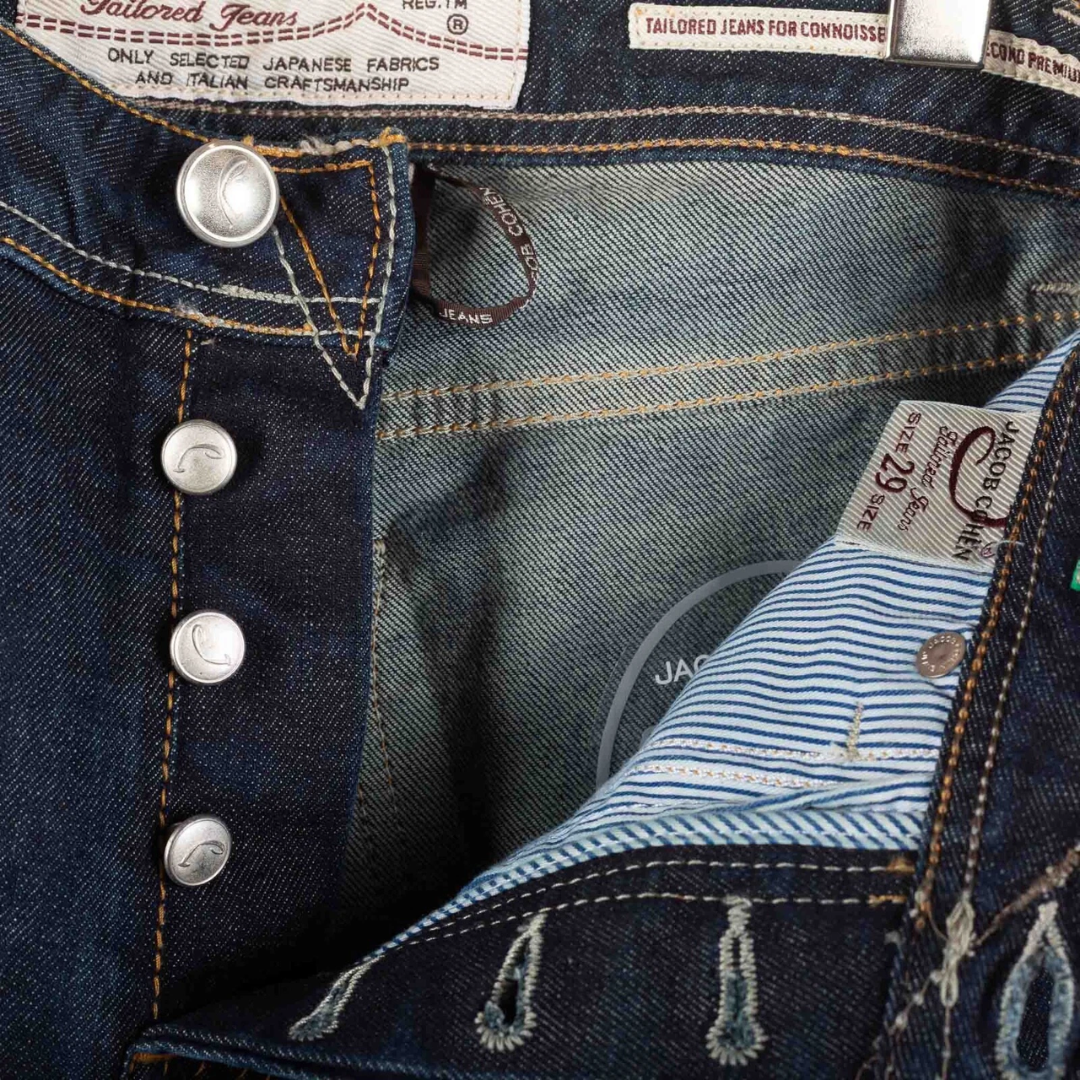 Jacob Cohën 688 Slim Fit Jeans (Navy) (New)