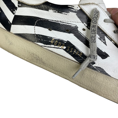 Golden Goose Superstar Sneakers (White Black)