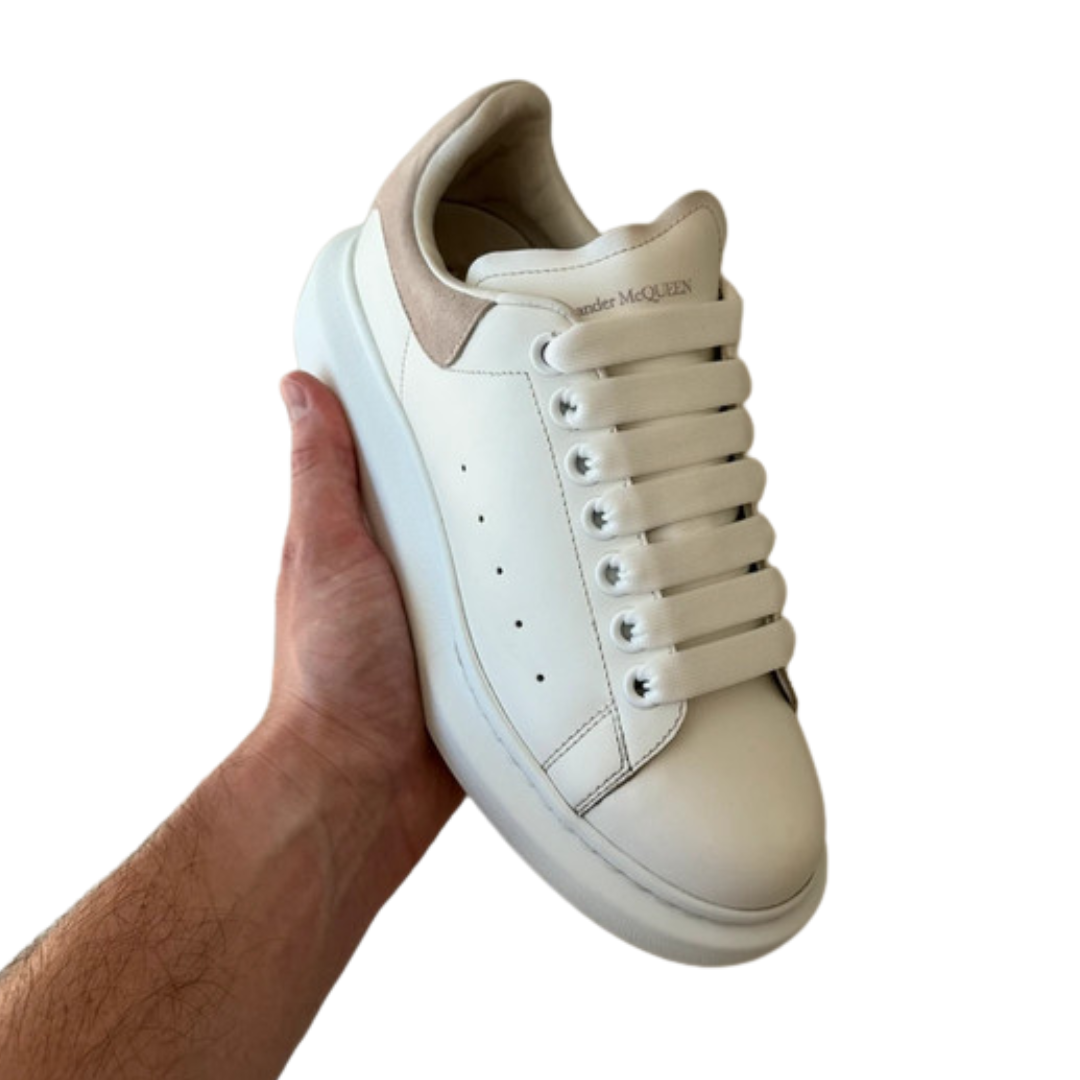 Alexander Mcqueen Sneakers (White Pink) (Womens)