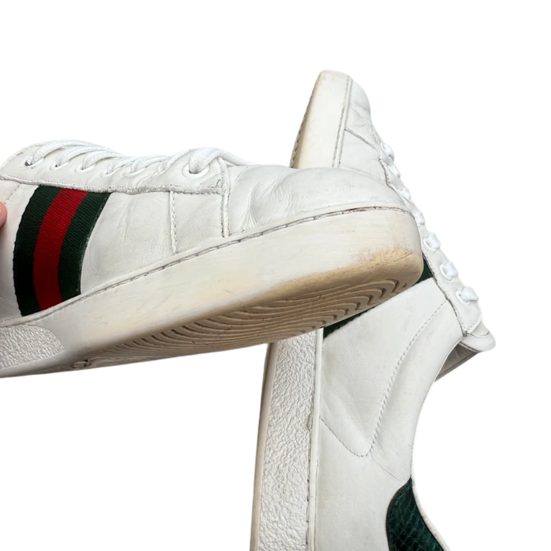 Gucci Ace Sneakers (White)