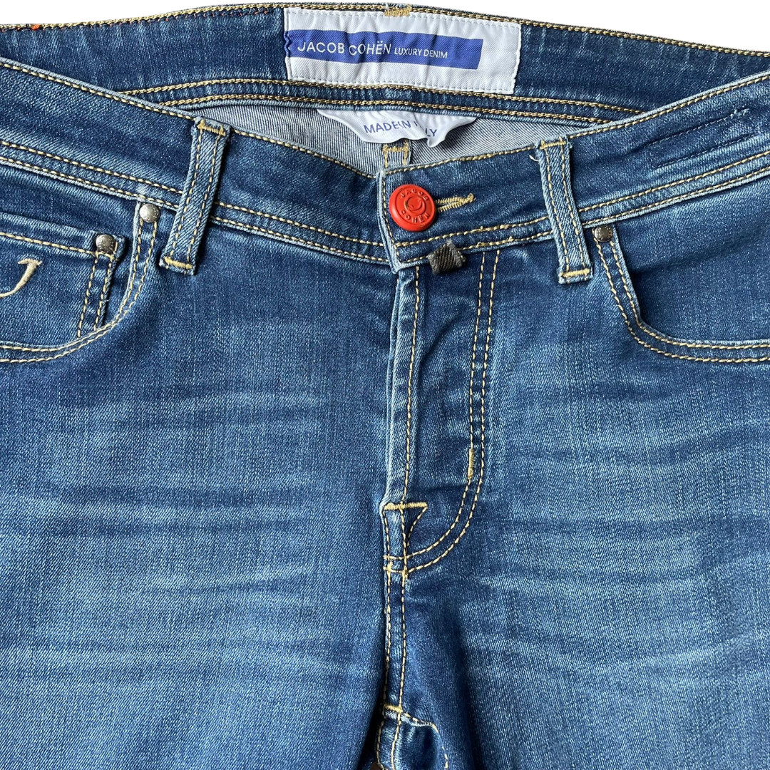 Jacob Cohën Nick Slim Fit Jeans (Navy)