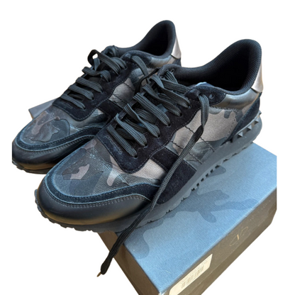 Valentino Garavani Rockrunner Sneakers (Black)