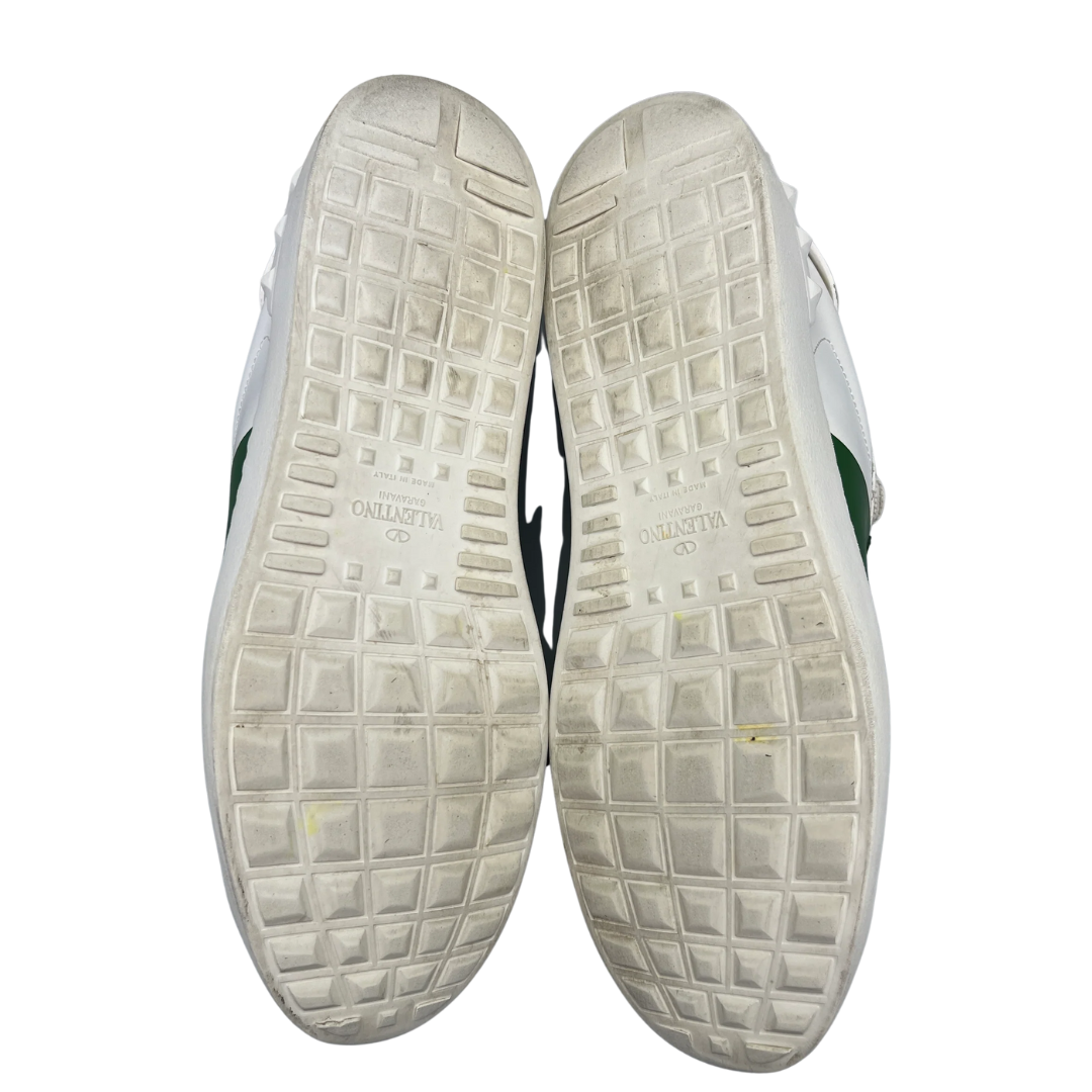 Valentino Garavani Open Sneakers (White Green)