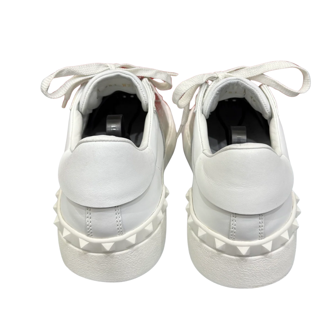 Valentino Garavani Open Sneakers (White Silver) (Womens)