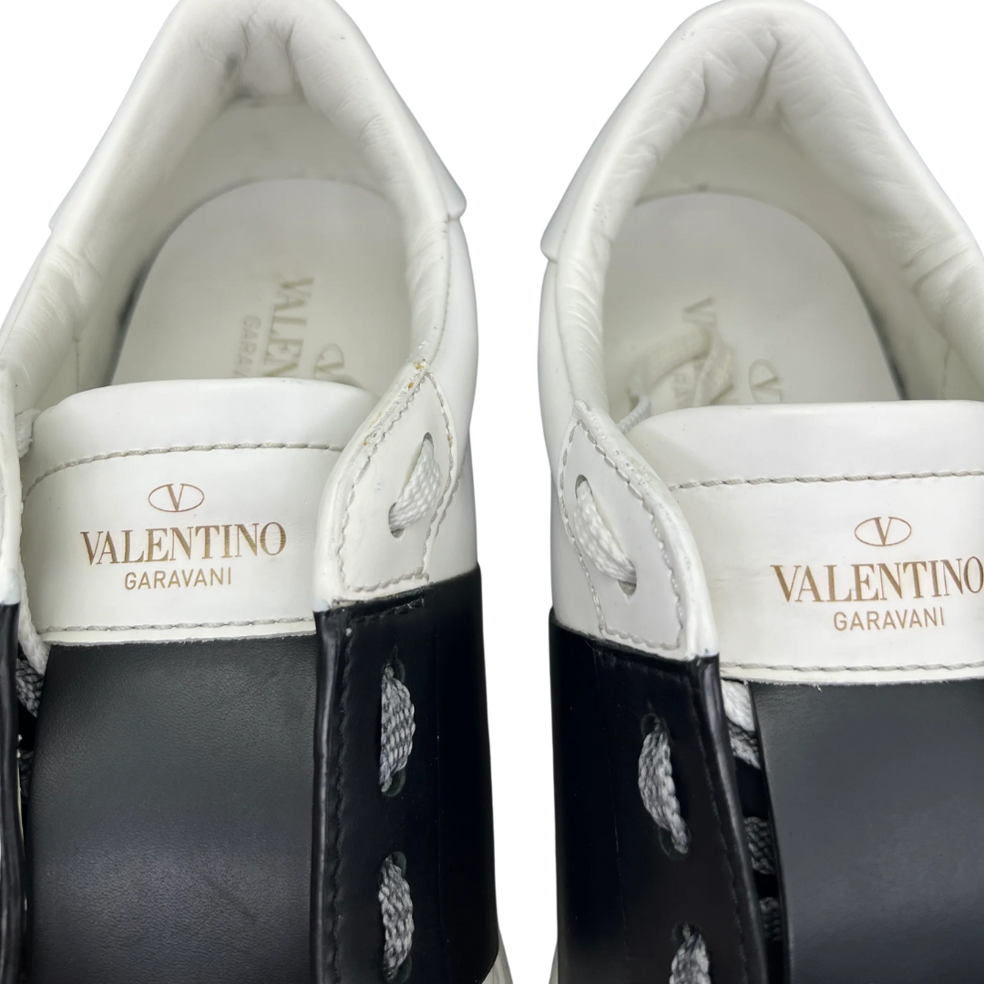 Valentino Garavani Open Sneakers (White Black)