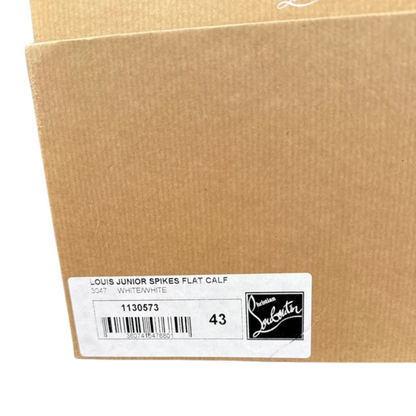 Christian Louboutin Louis Junior Spike Sneakers (White)