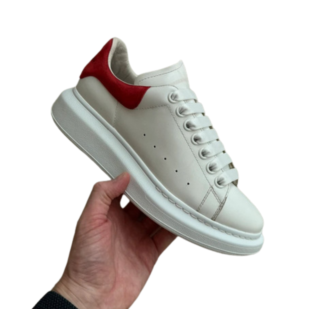 Alexander Mcqueen Sneakers (White Red) (Womens)