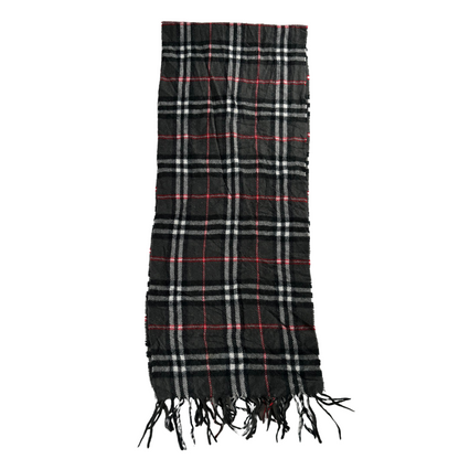 Burberry Scarf (Dark Grey) (Vintage)