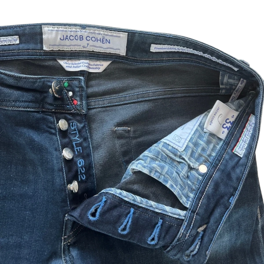 Jacob Cohën 622 Slim fit Jeans (Navy)