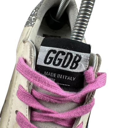Golden Goose Superstar Sneakers (White Silver) (Women's)