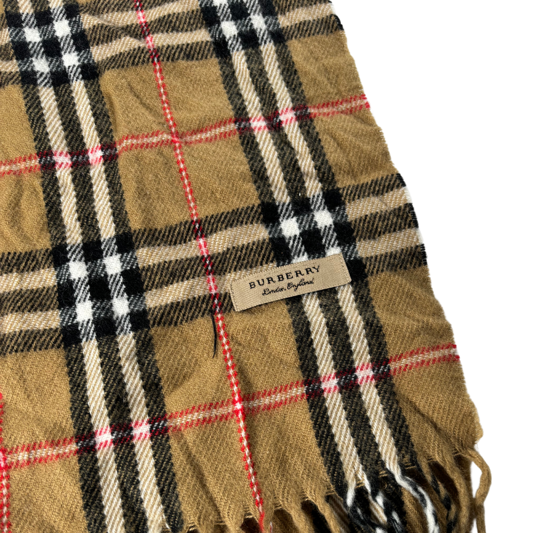 Burberry Scarf (Beige) (Vintage)