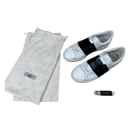 Valentino Garavani Open Sneakers (White Black)