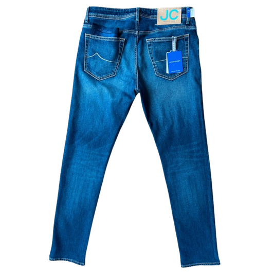 Jacob Cohën Bard Slim Fit Jeans (Navy) (New)